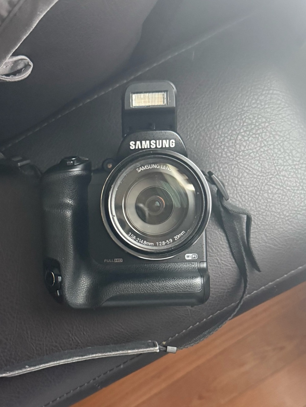Samsung WB2200F 60x Zoom Digital Camera + 2 Batteries & Carrying Case